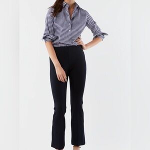 Ann Mashburn Women’s Faye Flare Cropped Dress Casual Pant Stretch XS